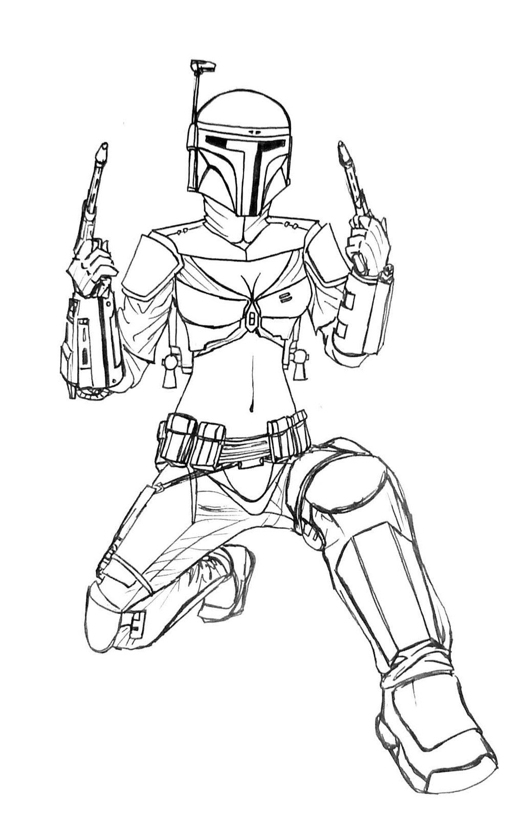 jango fett coloring pages - photo #12