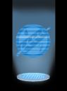 Hologram symbolu Fetta